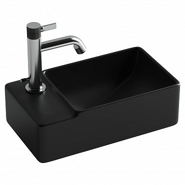 Раковина подвесная 40см Ceramica Nova Element CN5046MB черный матовый