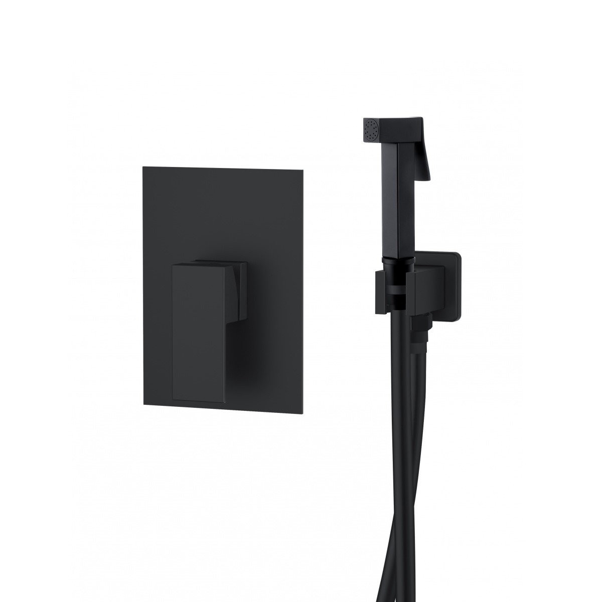 Гигиенический душ со смесителем D&K Bayern.Liszt DA1515005, черный