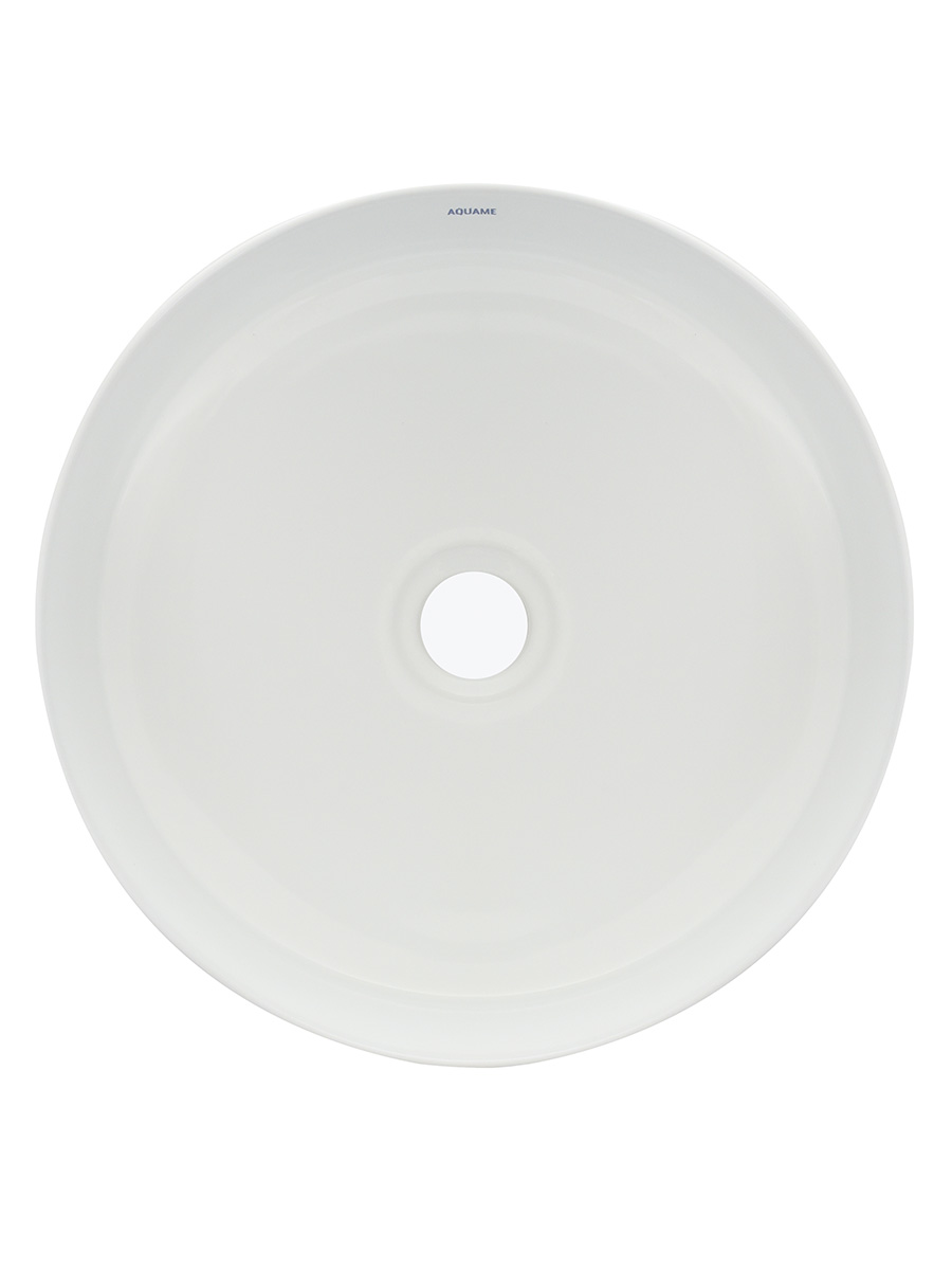 Раковина накладная 35.5см AQUAme AQM5012 белый
