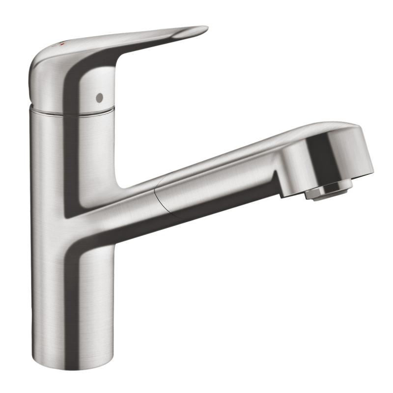 Смеситель для кухни Hansgrohe Focus M42 71814800 нержавеющая сталь