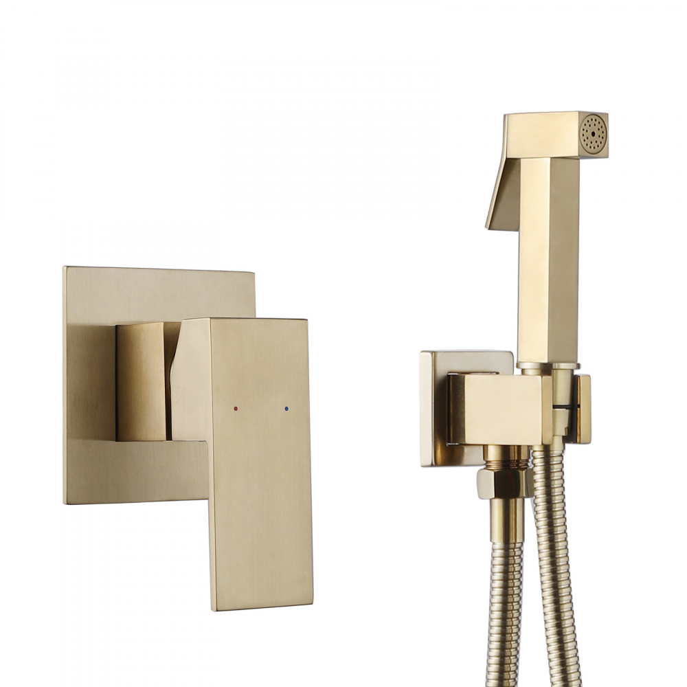 Гигиенический душ ABBER Daheim AF8225G золото матовое