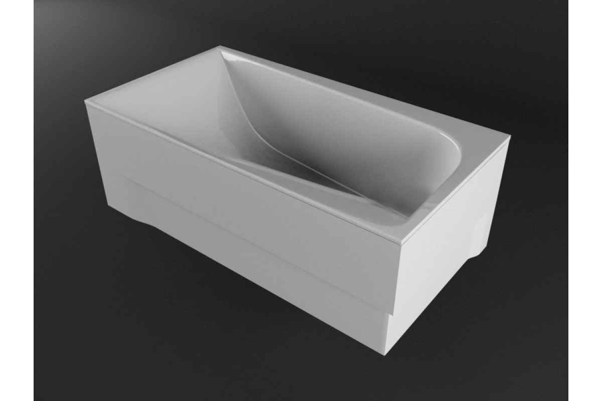 Ванна акриловая правосторонняя Vayer BOOMERANG Гл000010854, 190x90