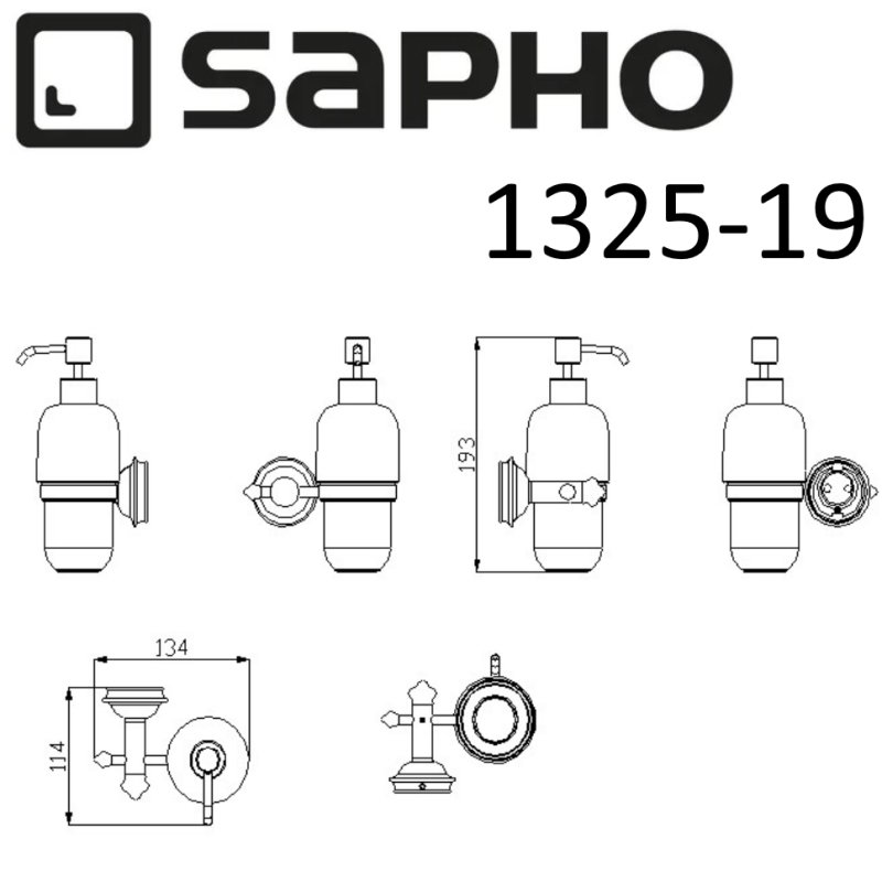 Дозатор Sapho ASTOR 1325-19 хром