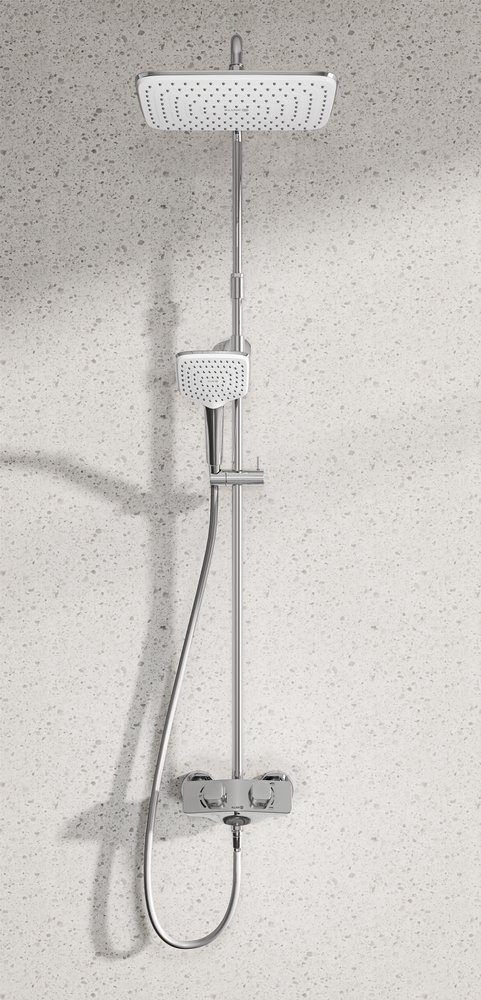 Душевая стойка Kludi Cockpit Explorer 8005005-00 c термостатом