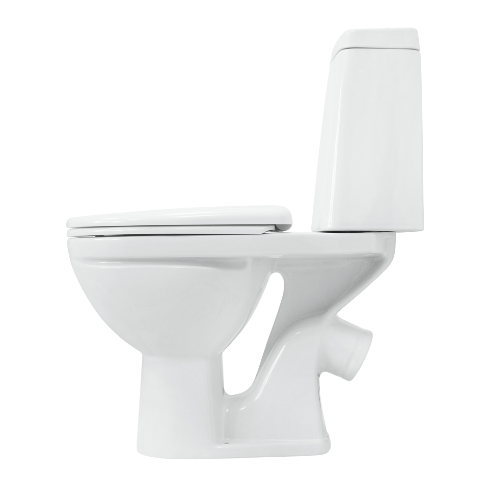 Унитаз-компакт безободковый Sanita Марс MRSSACC01030413R с бачком и сиденьем микролифт