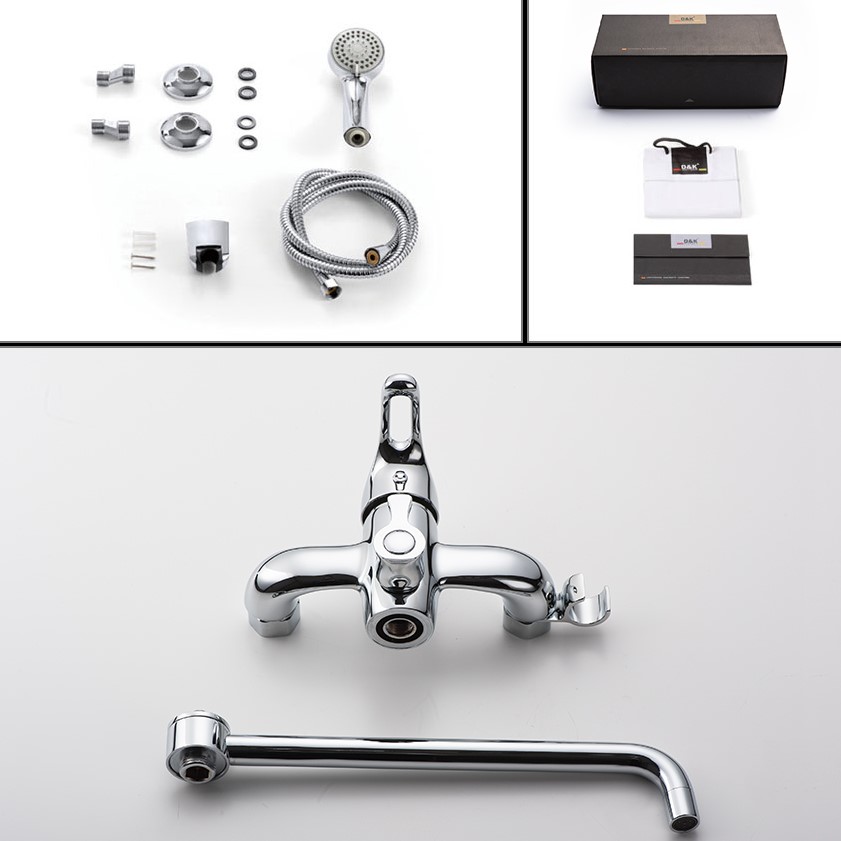 Смеситель для ванны D&K Rhein DA1373301, хром