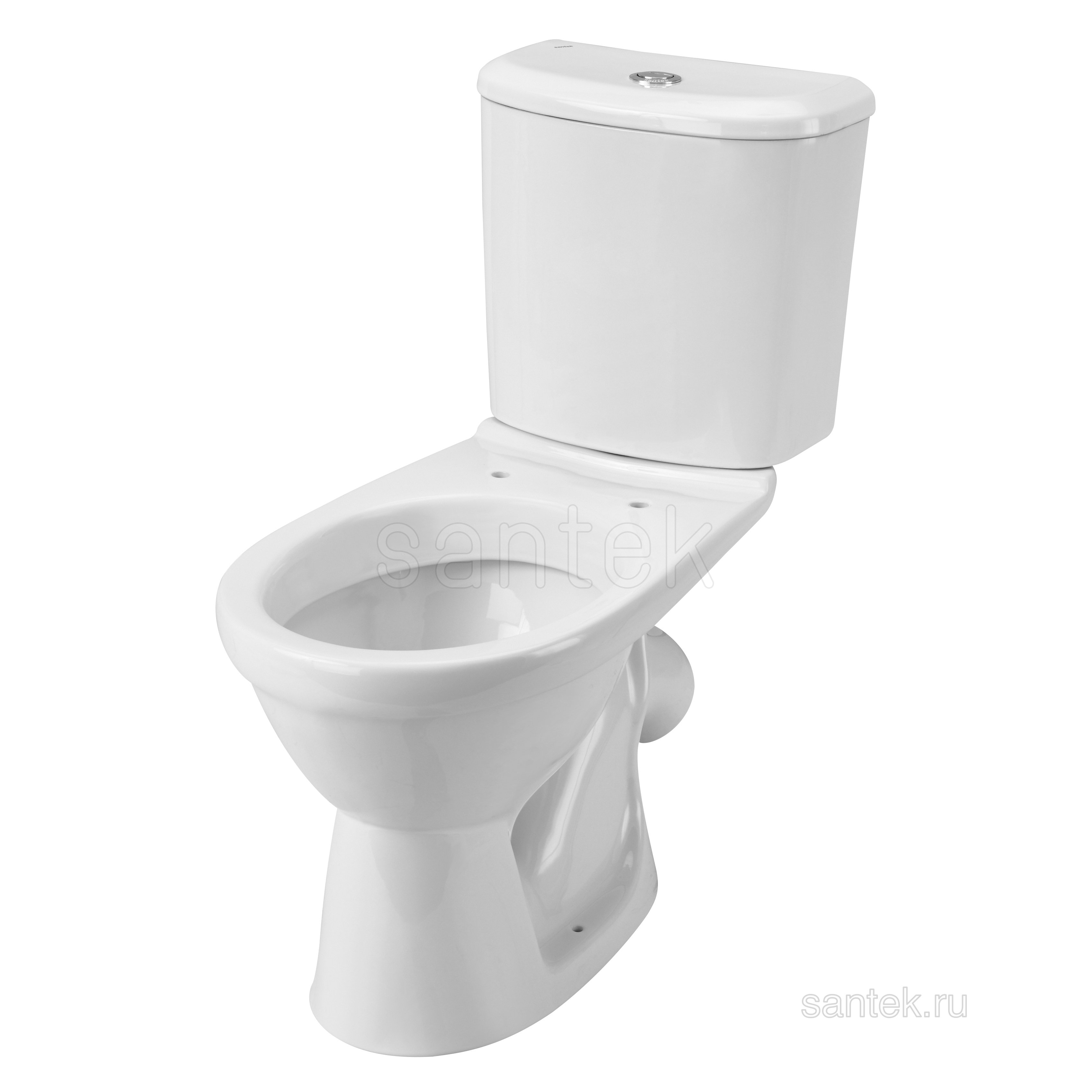 Унитаз-компакт Santek Бореаль с диагональным выпуском, антивсплеск 1WH302146