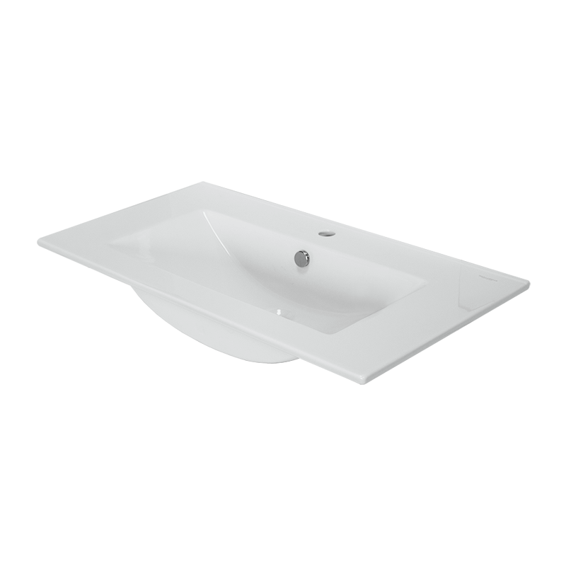 Раковина подвесная 90см Sanita Luxe Quadro QDR90SLWB01 белый