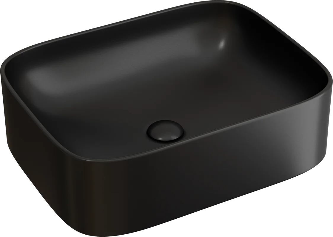 Раковина накладная 50см Ceramica Nova Element CN6052MB черный матовый