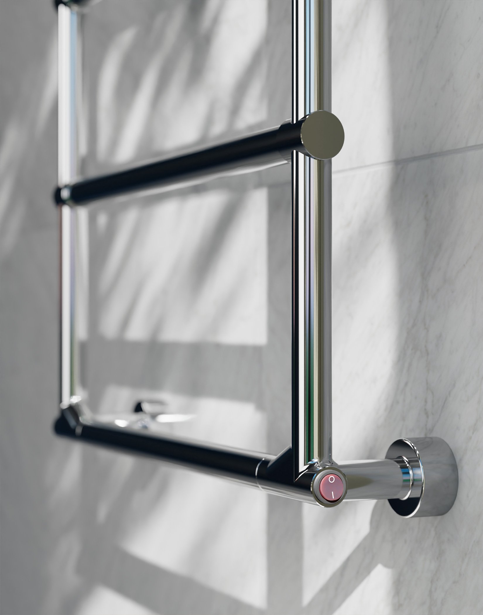 Полотенцесушитель электрический Margaroli Sole 5124704CRNB 64х50см хром