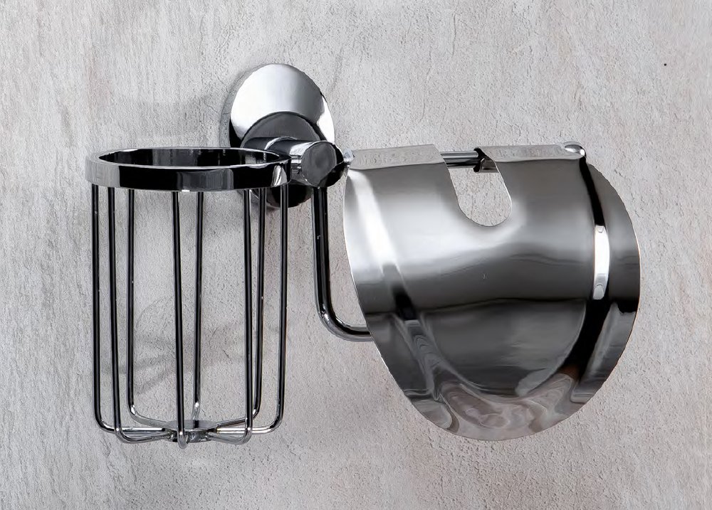 Держатель туалетной бумаги и освежителя Fixsen Europa FX-21809+10 Хром