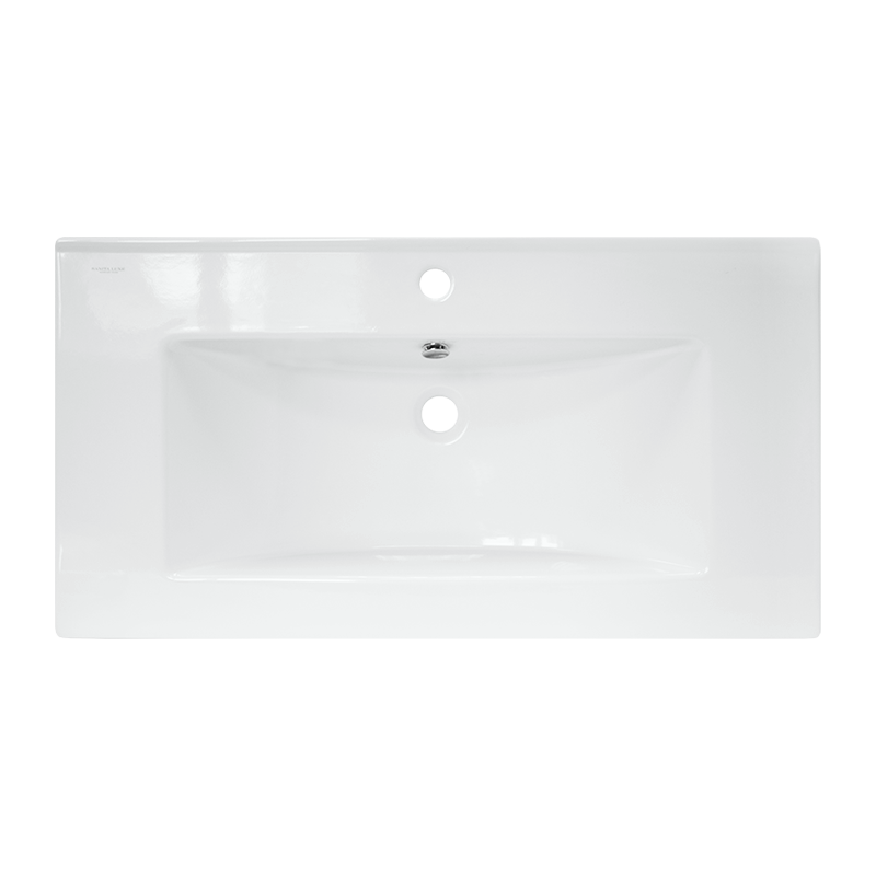 Раковина подвесная 90см Sanita Luxe Quadro QDR90SLWB01 белый