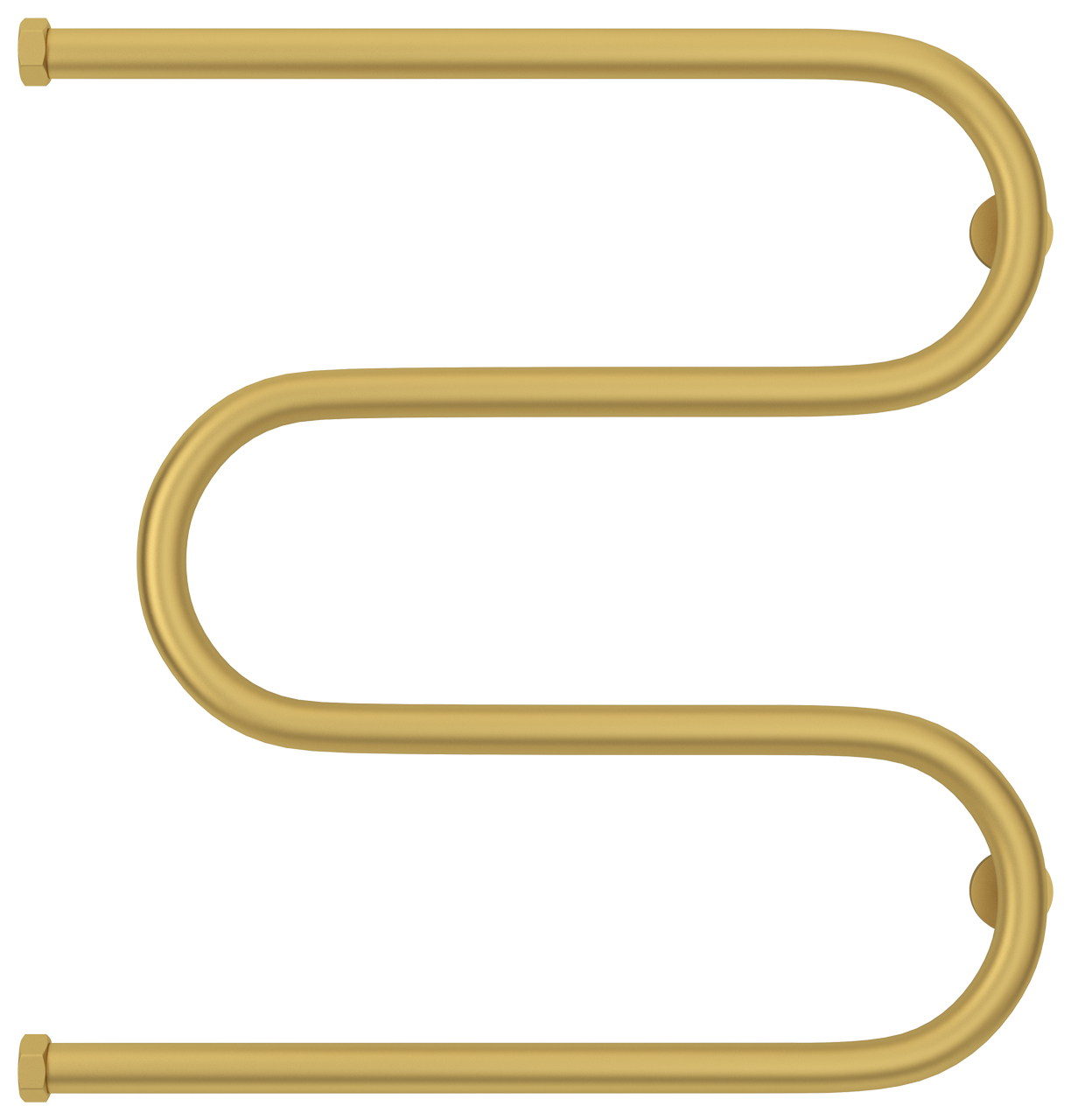 Полотенцесушитель водяной Сунержа М-образный 60х60 золото матовое