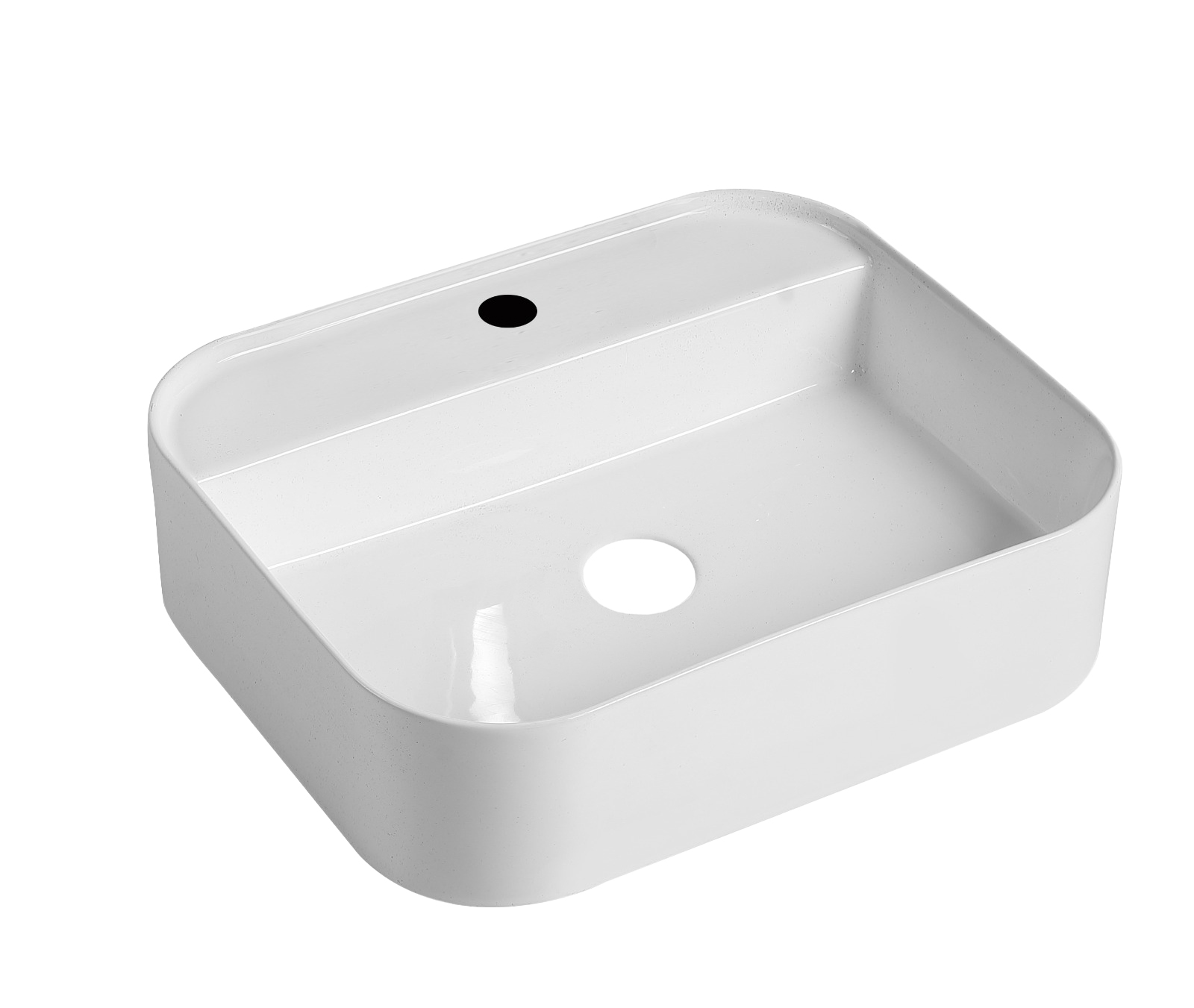 Раковина накладная 55см Point Меркурий PN43833 белый