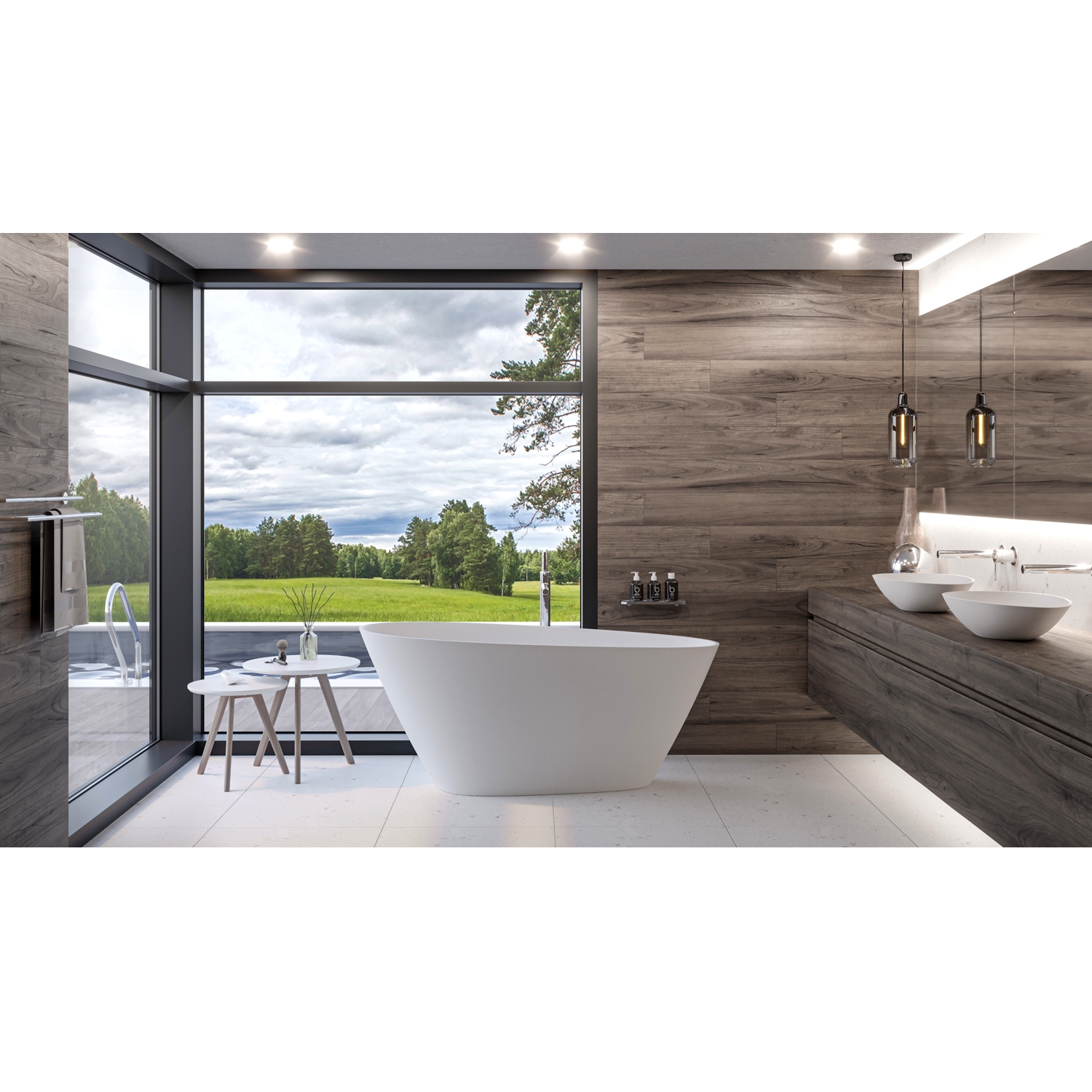 Ванна WHITECROSS Spinel C 150x70 (белый мат) иск. камень