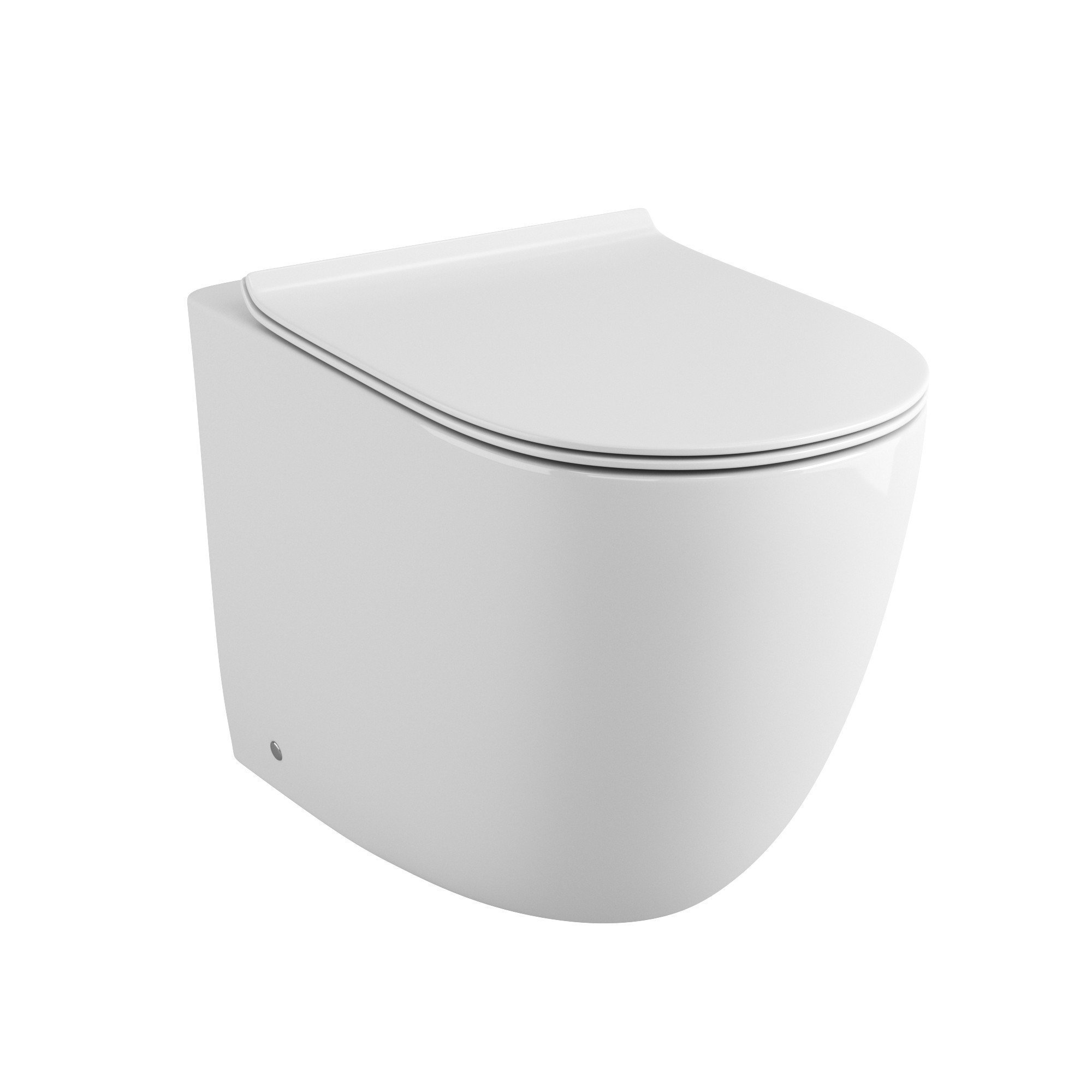 Унитаз приставной Grossman GR-PR4411S белый, с сиденьем микролифт