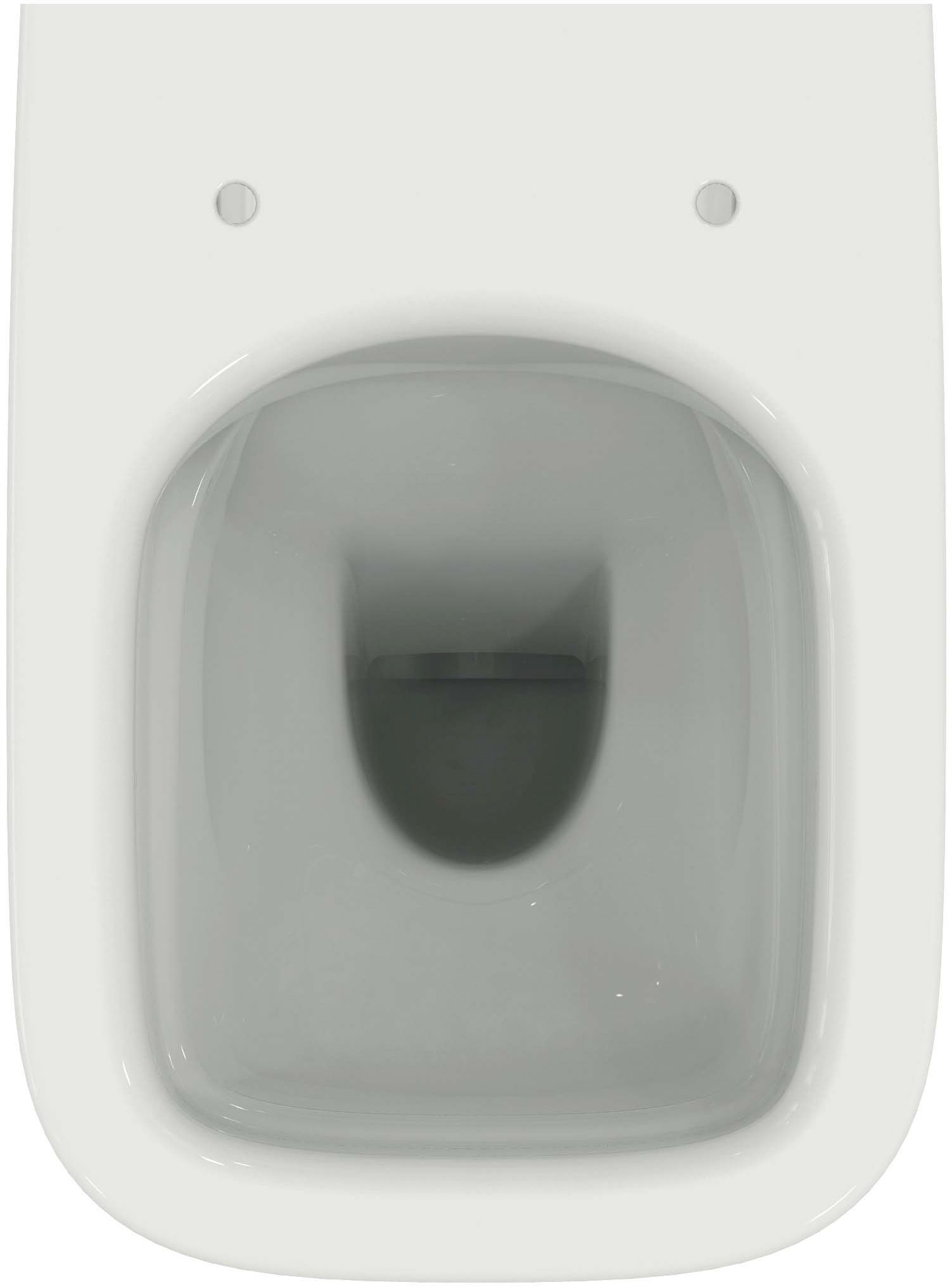 Унитаз приставной безободковый Ideal Standard i.life S T459401 без сиденья