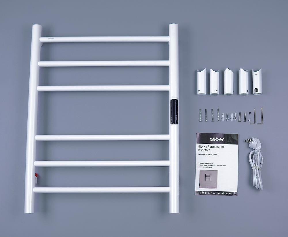 Полотенцесушитель электрический ABBER Standard AH4606MW белый матовый