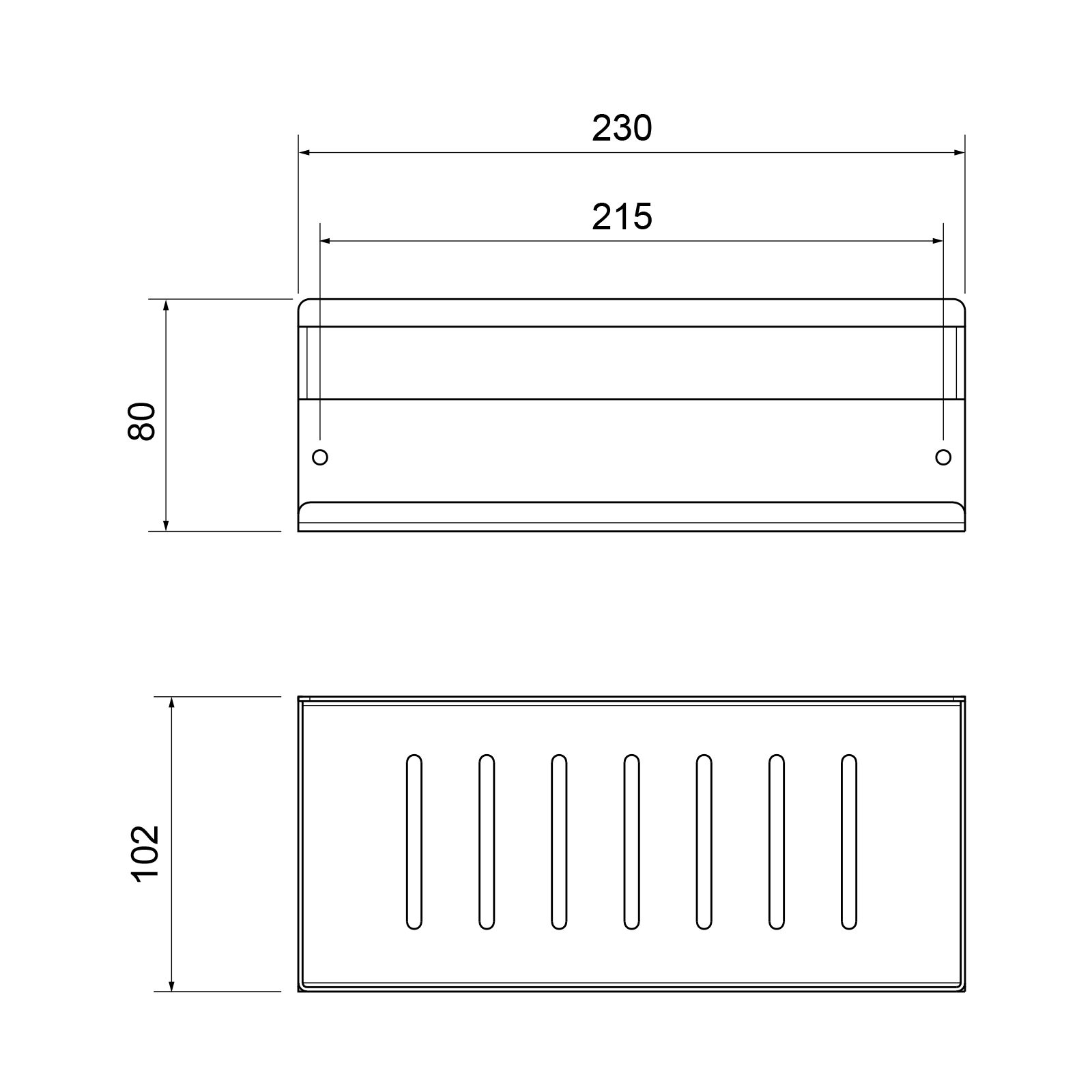 Полка Timo Luiro 18579/13 никель матовый