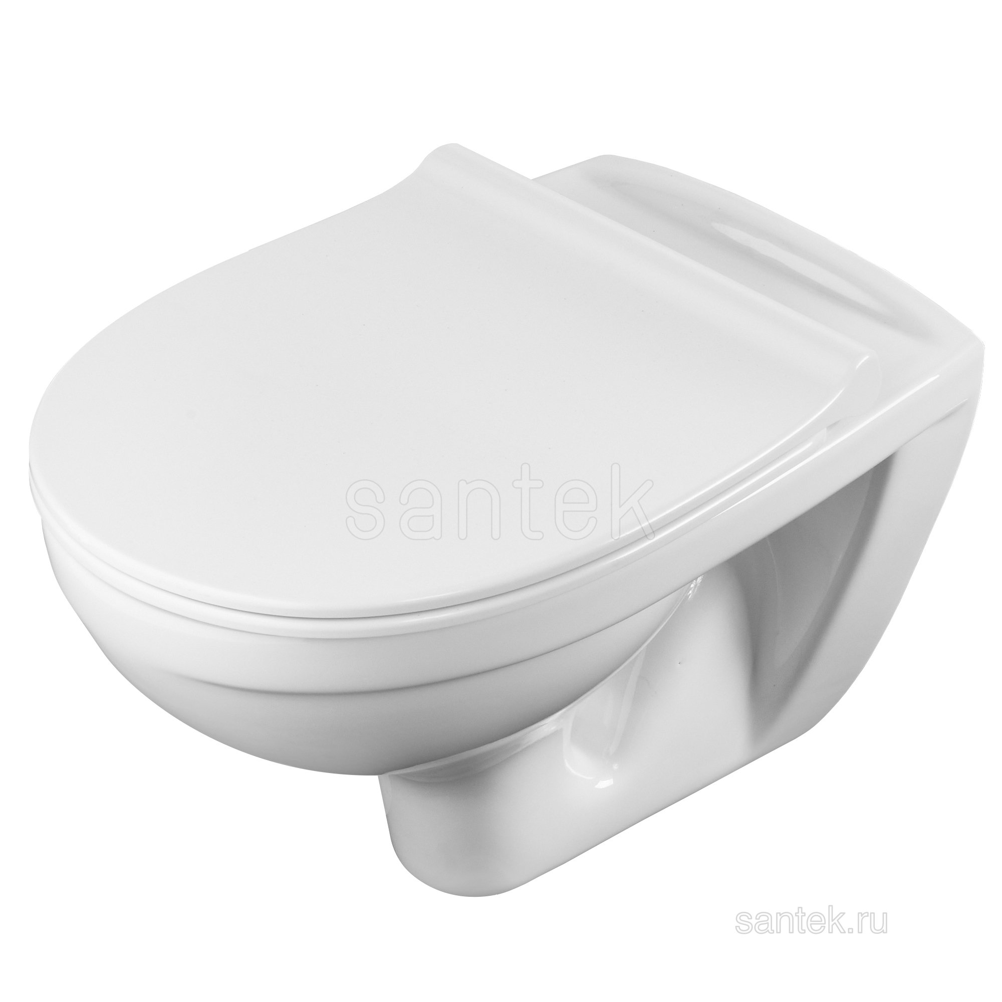 ПЭК Santek Бореаль Пэк 1WH501544 подвесная чаша + инсталляция + сиденье + панель хром