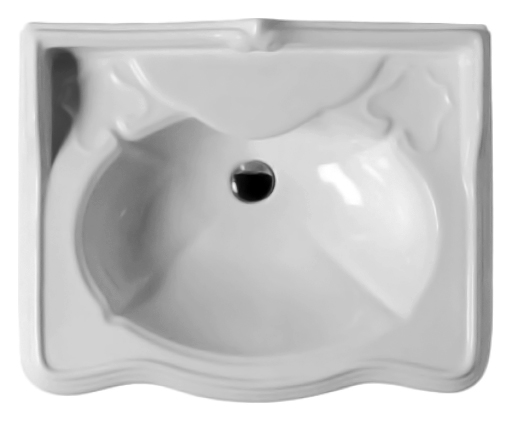 Раковина подвесная 70см Azzurra Jubilaeum JUB200/Mbi*1 белый