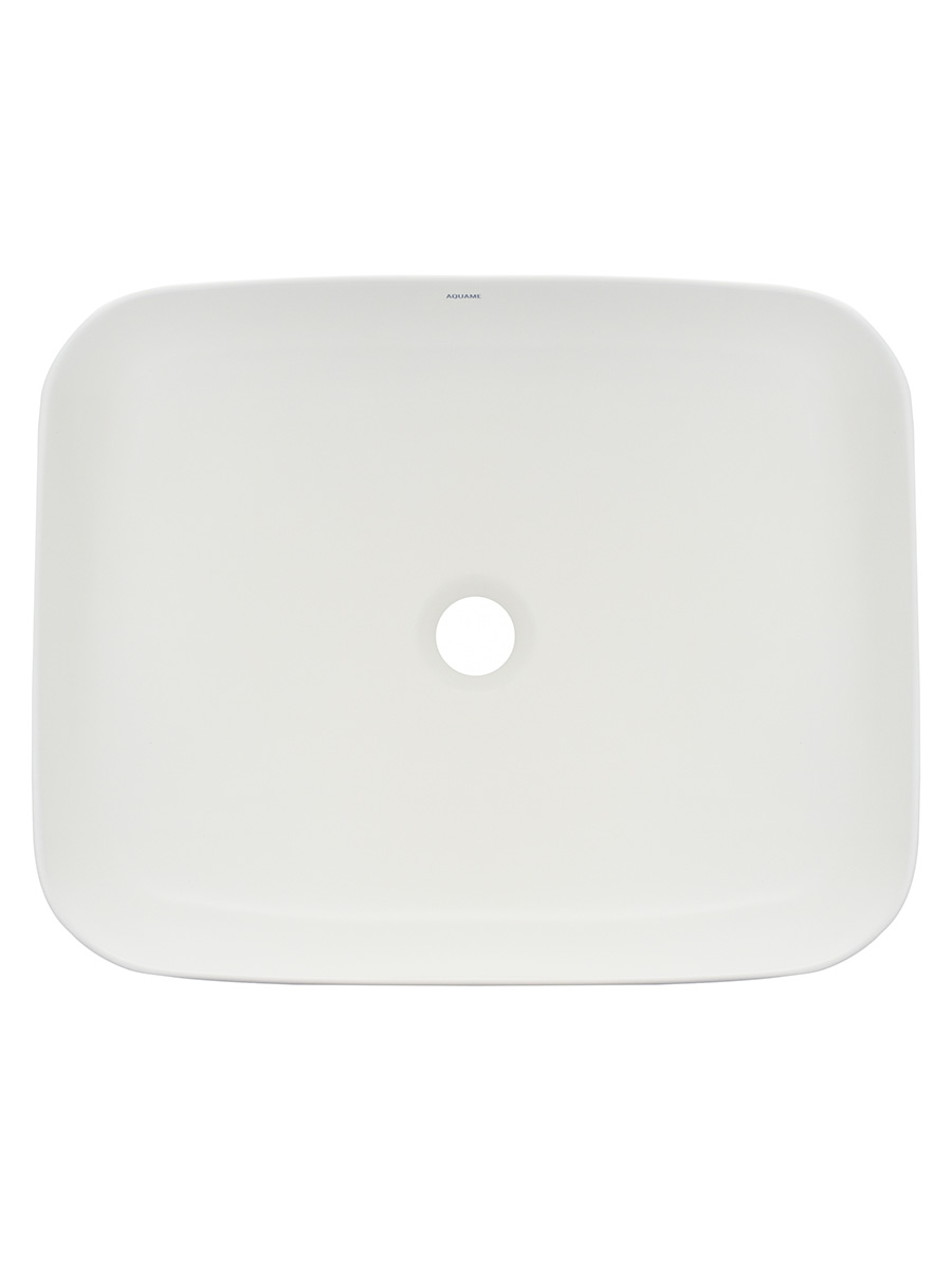 Раковина накладная 50см AQUAme AQM5010MW белый матовый