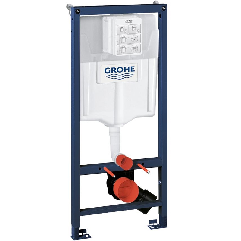 Инсталляция для подвесных унитазов Grohe Rapid SL 38536001 с крепежом к стене