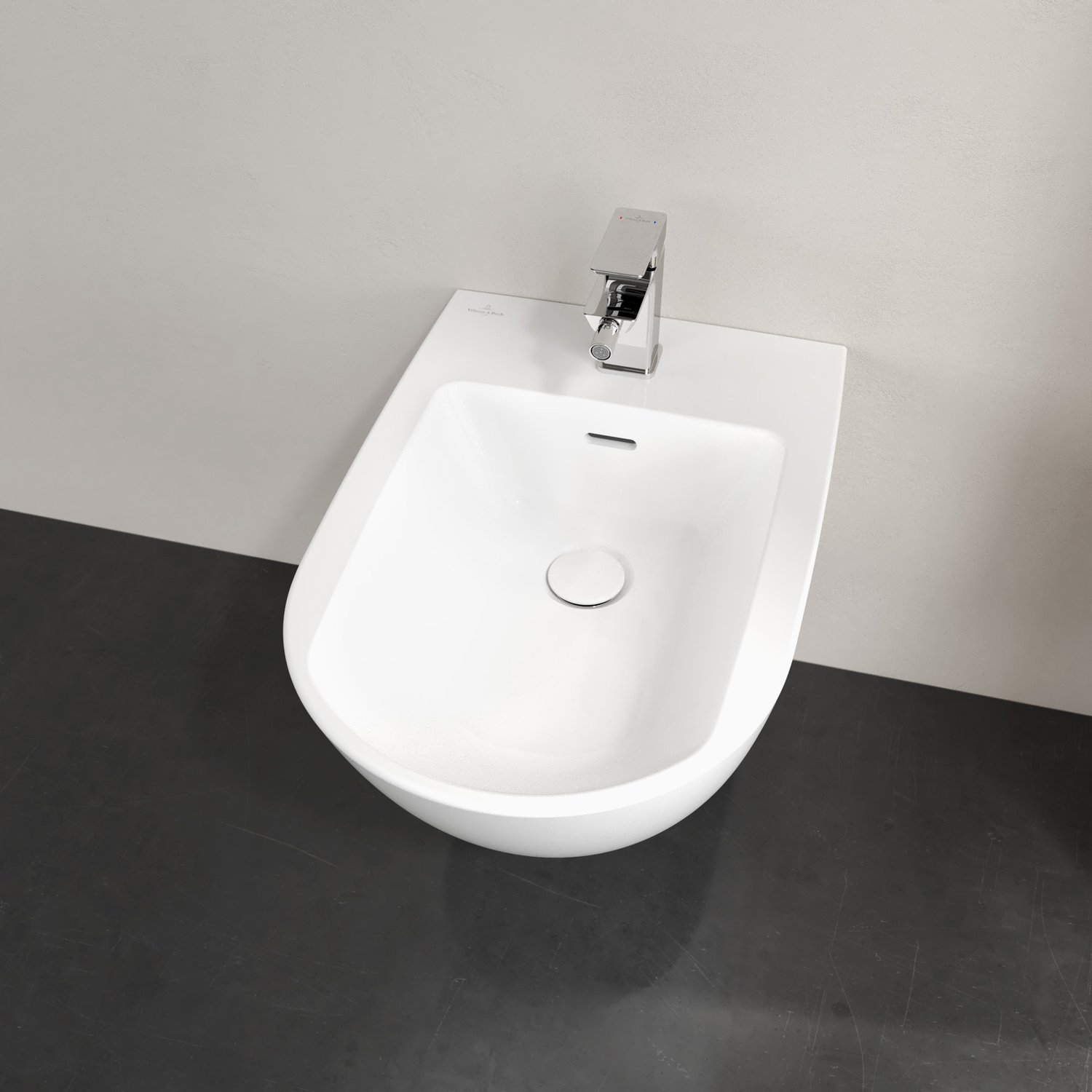 Биде подвесное Villeroy & Boch Antao 541100R1 белый alpin с покрытием CeramicPlus