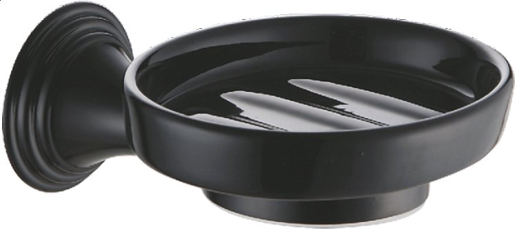 Мыльница Fixsen Luksor FX-71608B Черный Золото