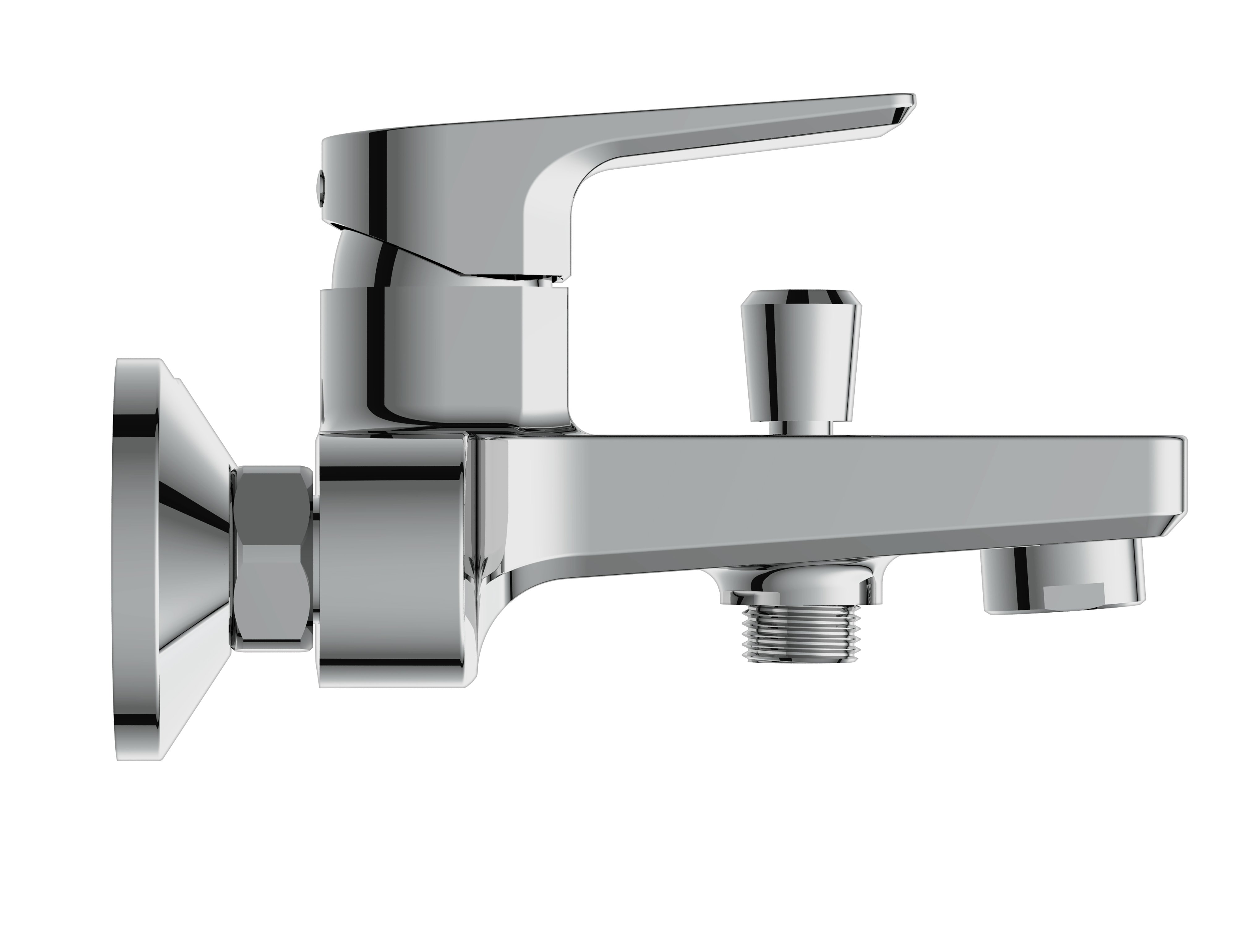 Смеситель для ванны с душем Cersanit NATURE 63064 хром