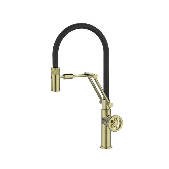 Смеситель для кухни IDDIS Grange GRAMGFLi05 золото/черный