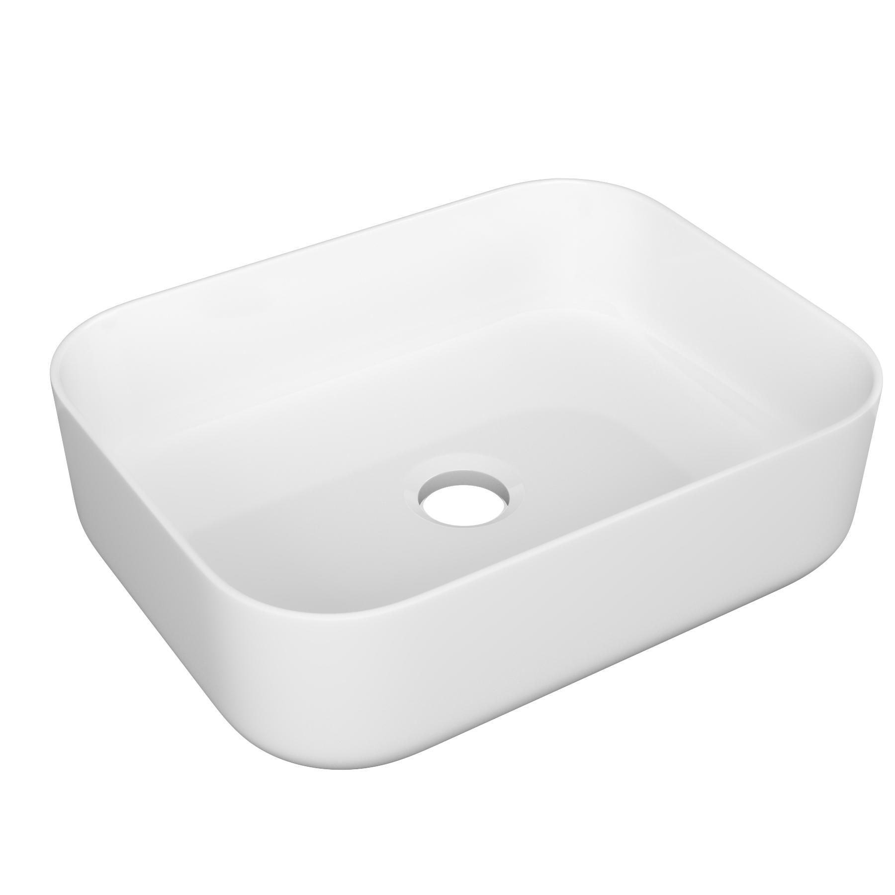 Раковина накладная 50см Point Меркурий PN43832WM белый матовый