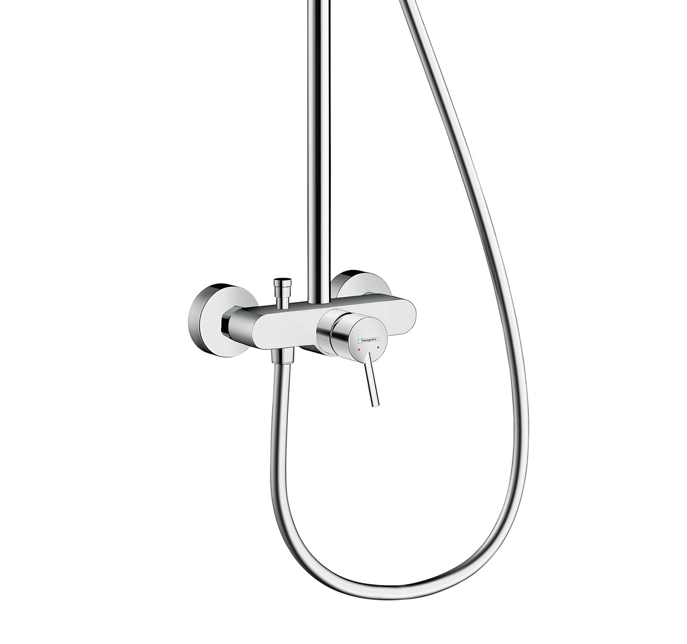 Душевая стойка Hansgrohe Croma Select E 27258400 хром;белый