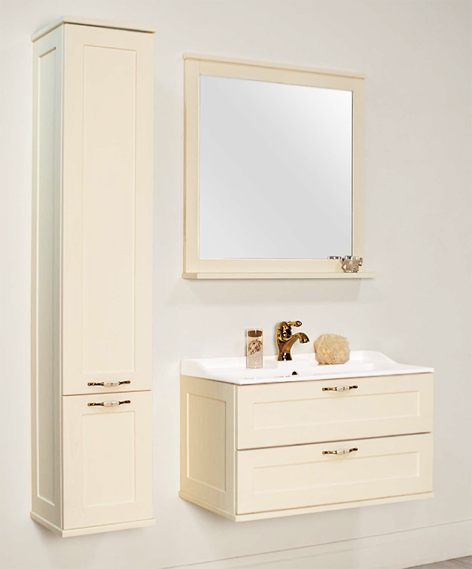 Тумба для комплекта Акватон Леон 80 дуб белый