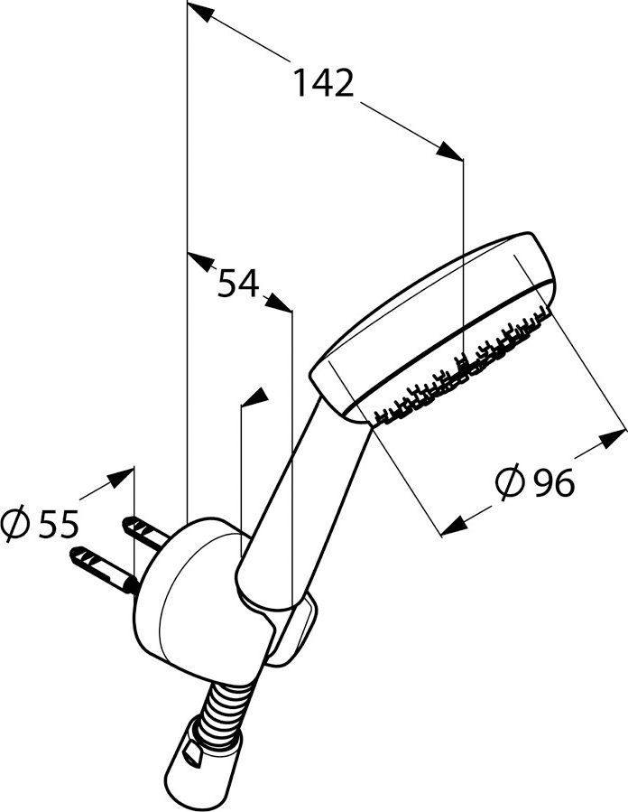 Душевой гарнитур Kludi Logo 6801005-00 Хром