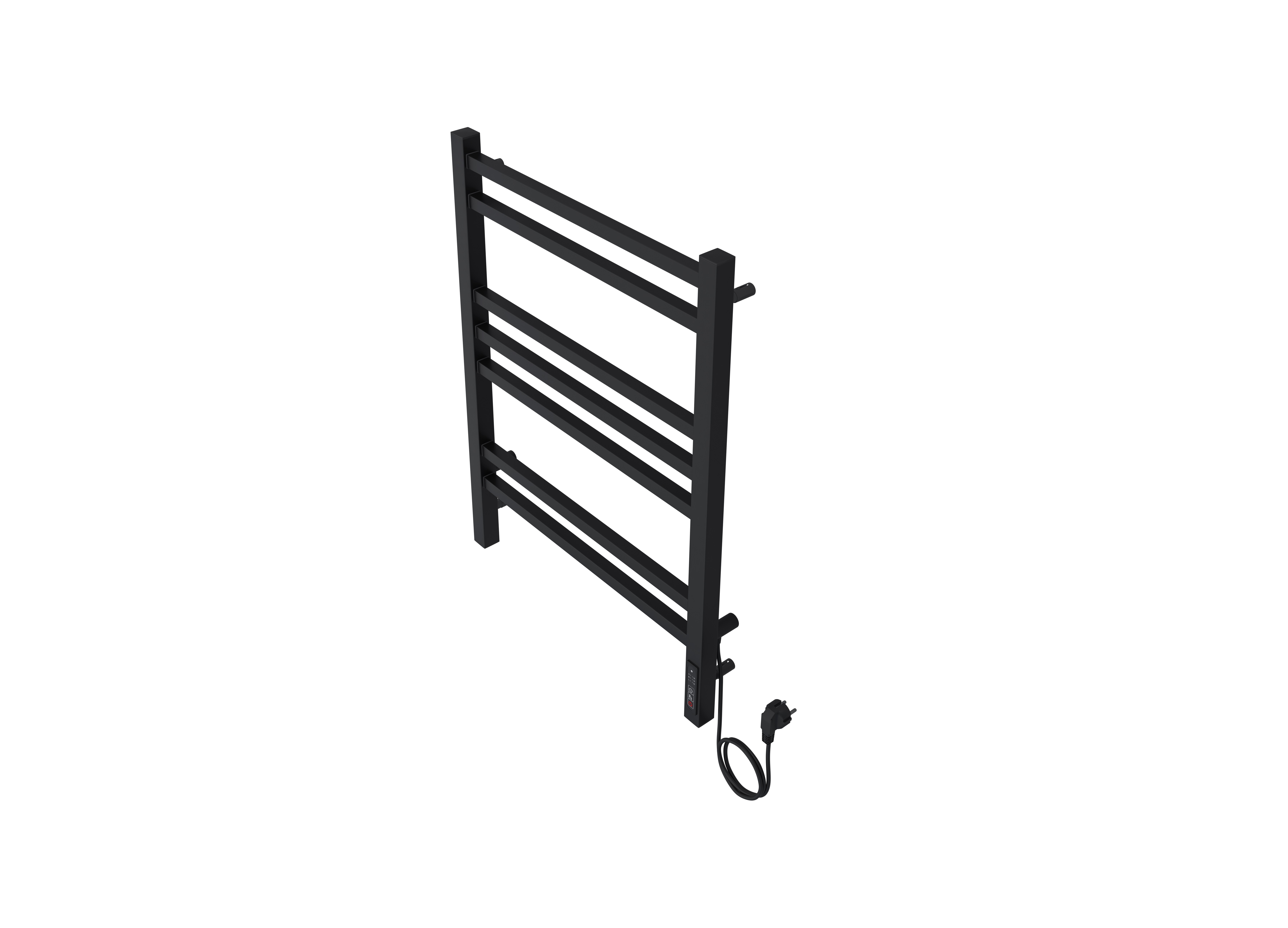 Полотенцесушитель элекрический Aquatek Альтаир 70х50 черный матовый