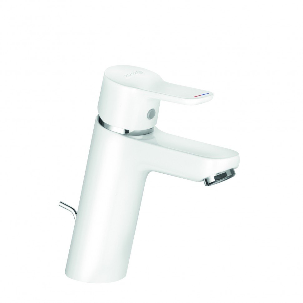 Смеситель для раковины Kludi Pure&Easy 372909165 хром/белый