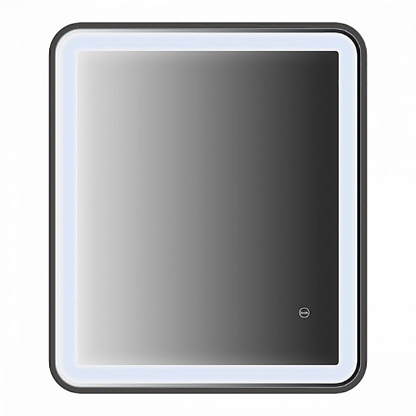 Зеркало Iddis Cloud 60 с подсветкой Черный матовый