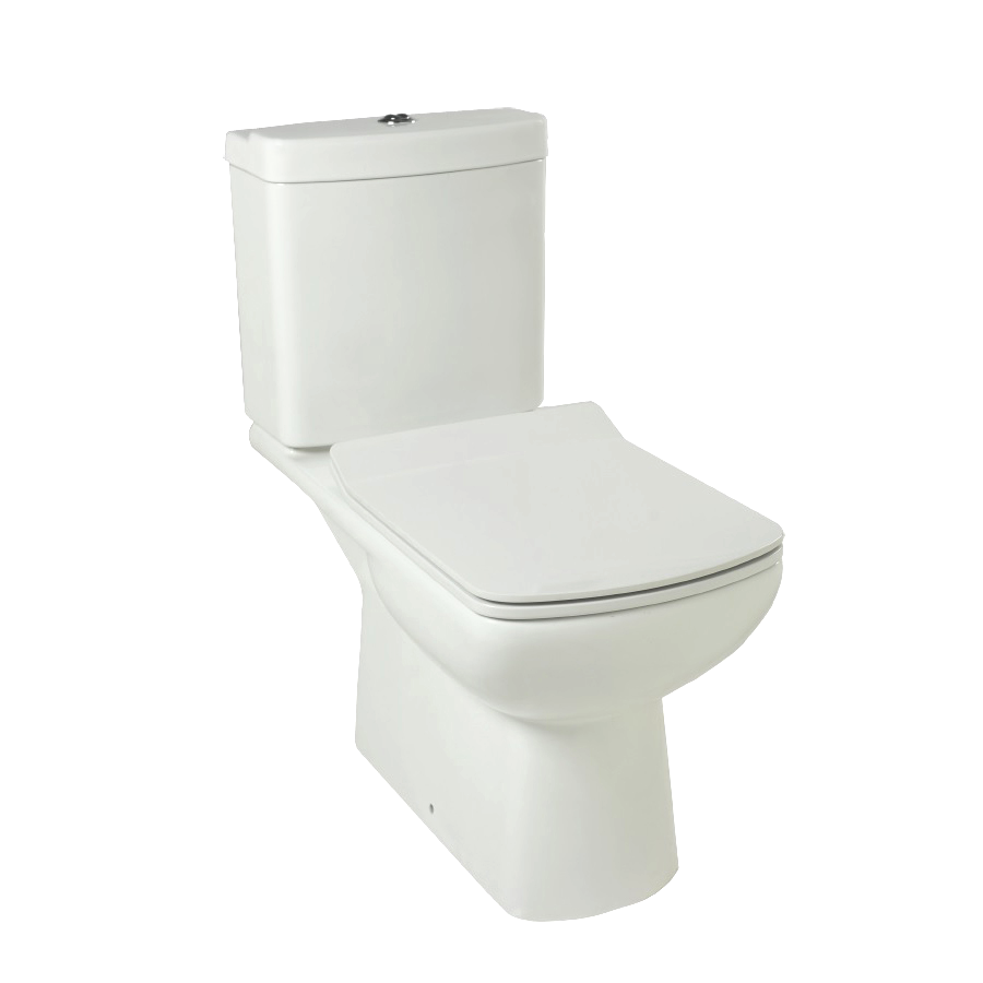 Унитаз напольный унитаз-компакт Creo Ceramique Tours TO1002N+TO1003N+TO1001N белый