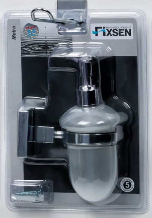 Дозатор жидкого мыла Fixsen Metra FX-11112 Хром