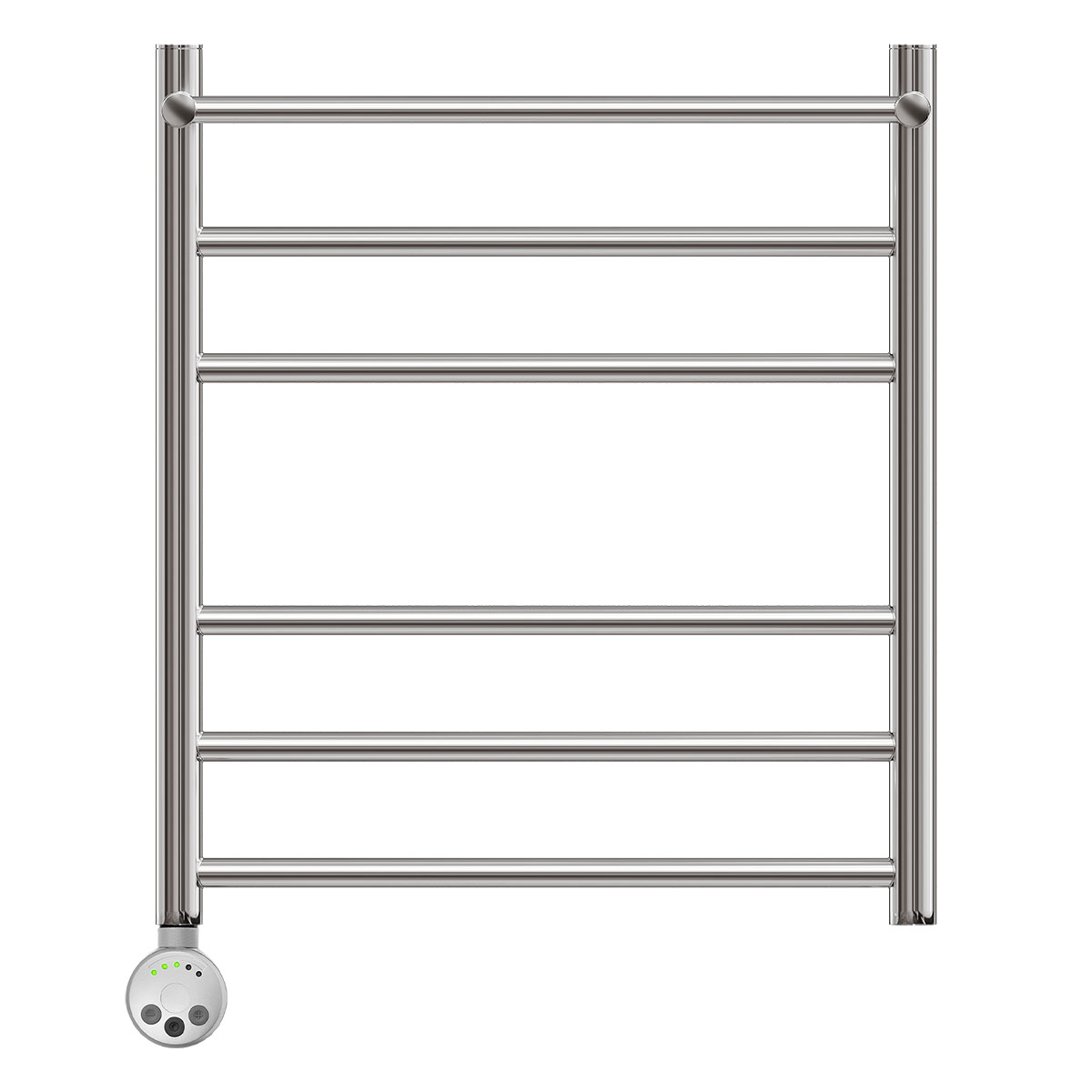 Полотенцесушитель электрический Point PN10156PE П5 500x600 с полкой левый/правый, хром