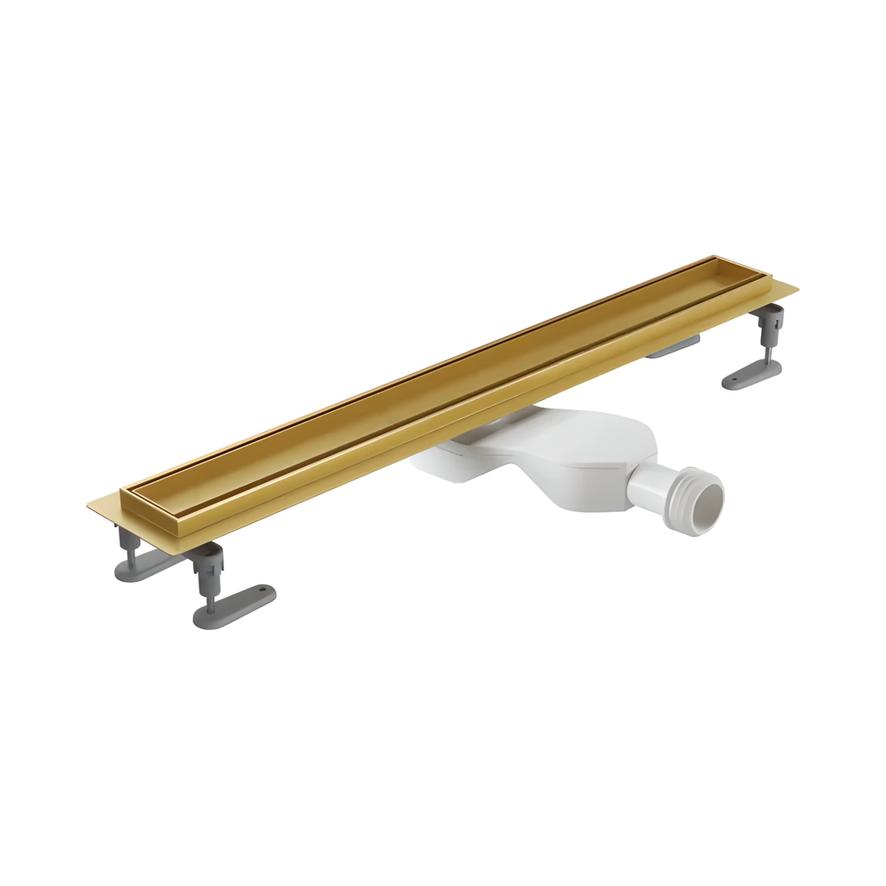 Душевой лоток EXCELLENT Stilio Gold 70 см. под облицовку плиткой (золото)