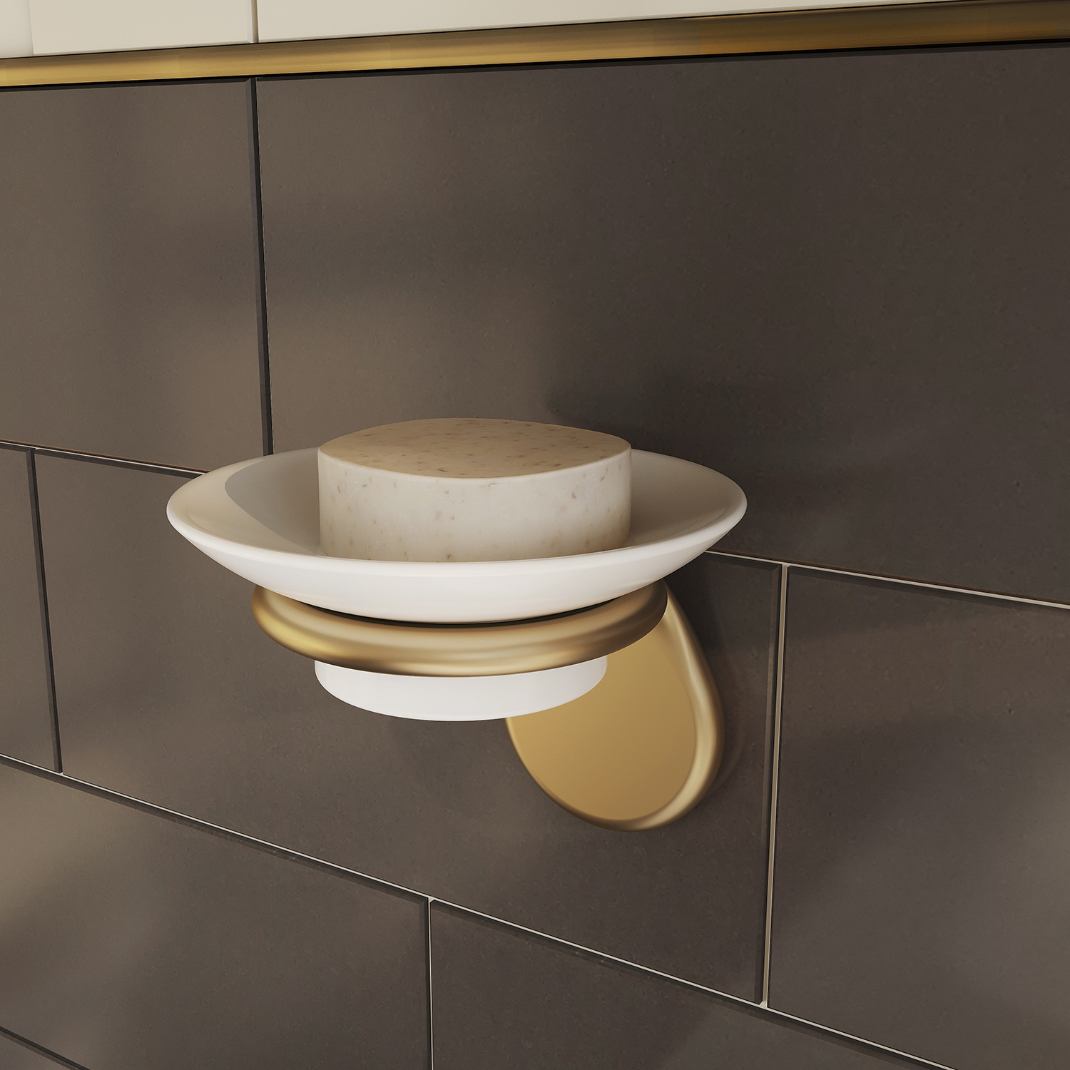 Мыльница для ванной IDDIS Oldie OLDBRC0i42 бронза