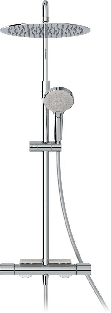 Душевая стойка Jacob Delafon Metro E26589-CP с полкой