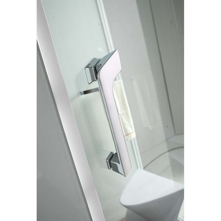 Душевая кабина Orans 89106W0 130x130x220 профиль белый, стекло прозрачное