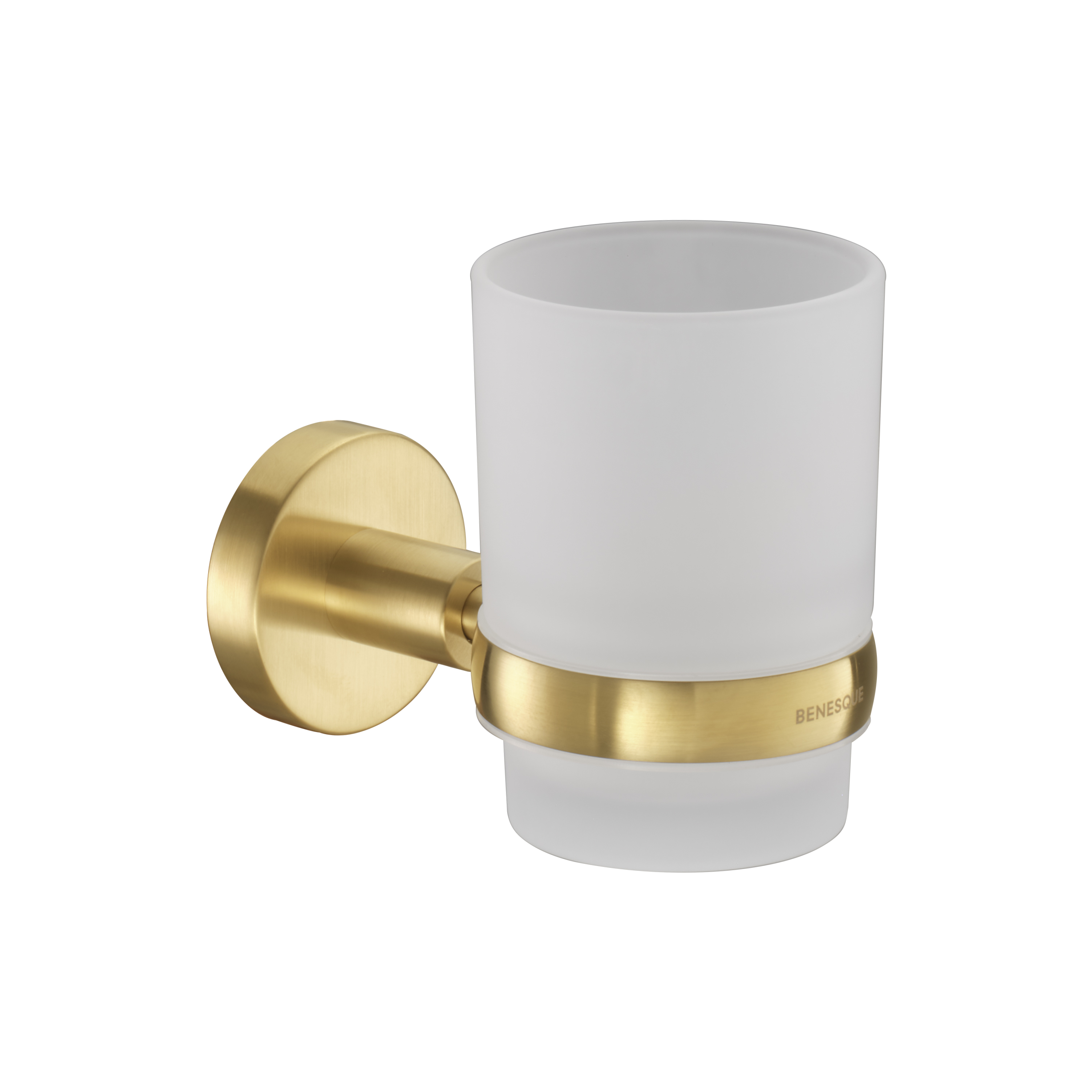 Стакан для ванны подвесной Benesque Lumiere 70010704 латунь брашированная