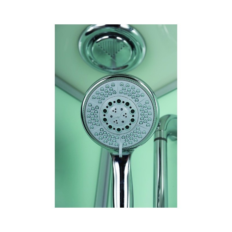 Душевая кабина Esbano Grey ESKG100CR 100x100x210см, профиль хром матовый, стекло рифленое