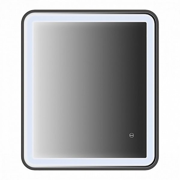 Зеркало Iddis Cloud 60 с подсветкой Черный матовый