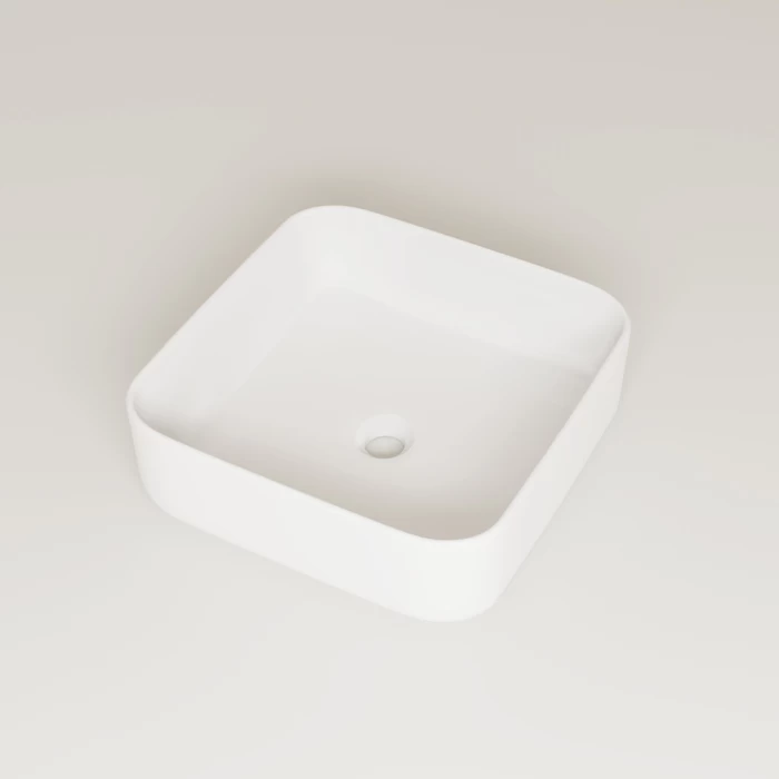 Раковина накладная 39см IDDIS Bridge BRIWM04i27 белый матовый