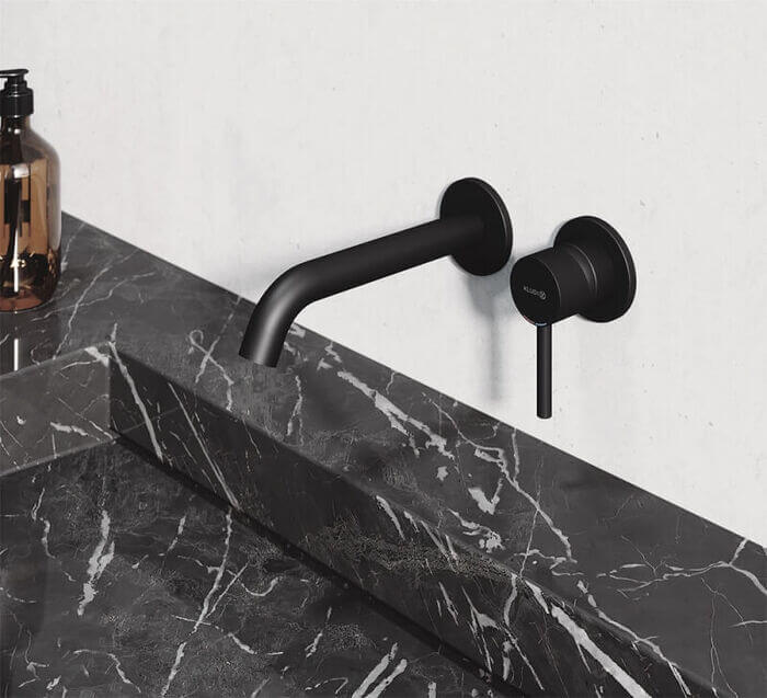 Смеситель для раковины Kludi Bozz 382443976 черный матовый